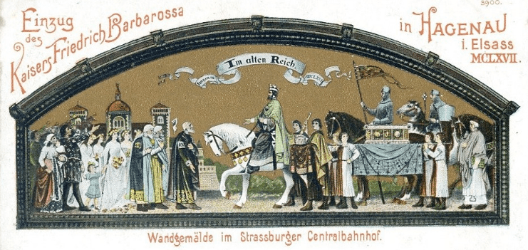 Banhof Straßburg - Kayser Friedrich Barbarossa